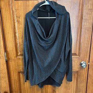Athleta Charcoal Hooded Sweater